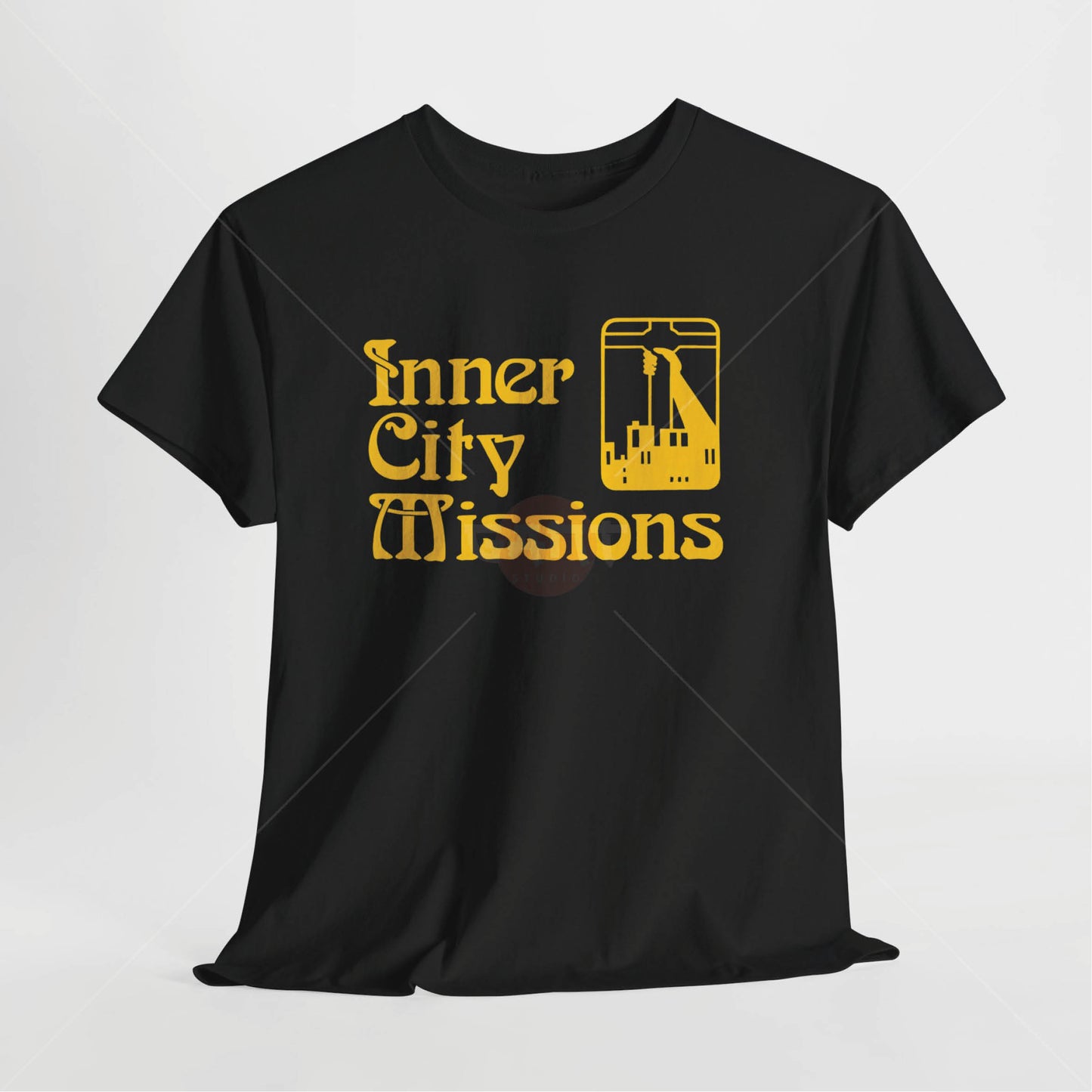 Kurt C0bain T-Shirt, Inner City Missions Tee Merch (Worn by Kurt C0bain) N1rvana Band