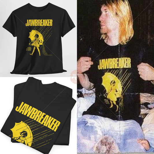 Kurt C0bain T-Shirt, J4wbreaker Tee Merch, (Worn by Kurt C0bain) N1rvana Band