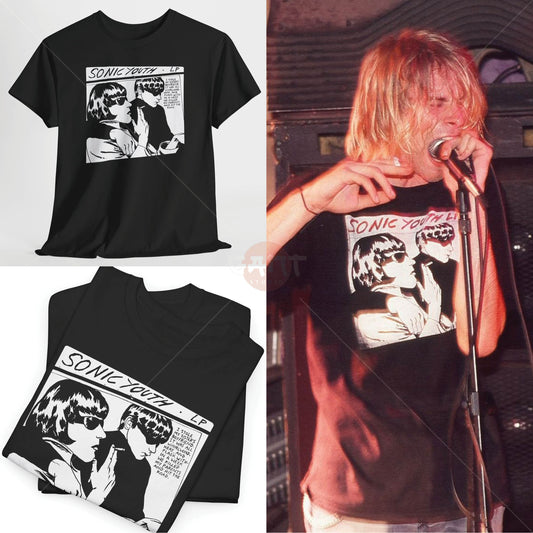 Kurt C0bain T-Shirt, S0nic Y0uth Tee Merch (Worn by Kurt C0bain) N1rvana Band