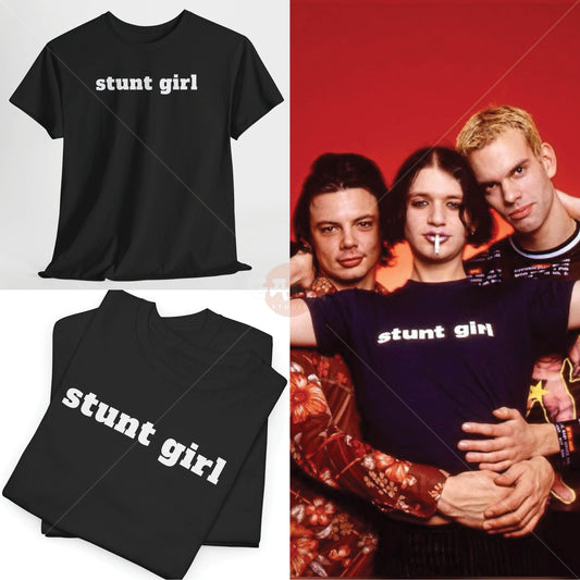 Br1an M0lko T-Shirt, Stunt Girl Tee Merch (Worn by Br1an M0lko) Pl4cebo Band